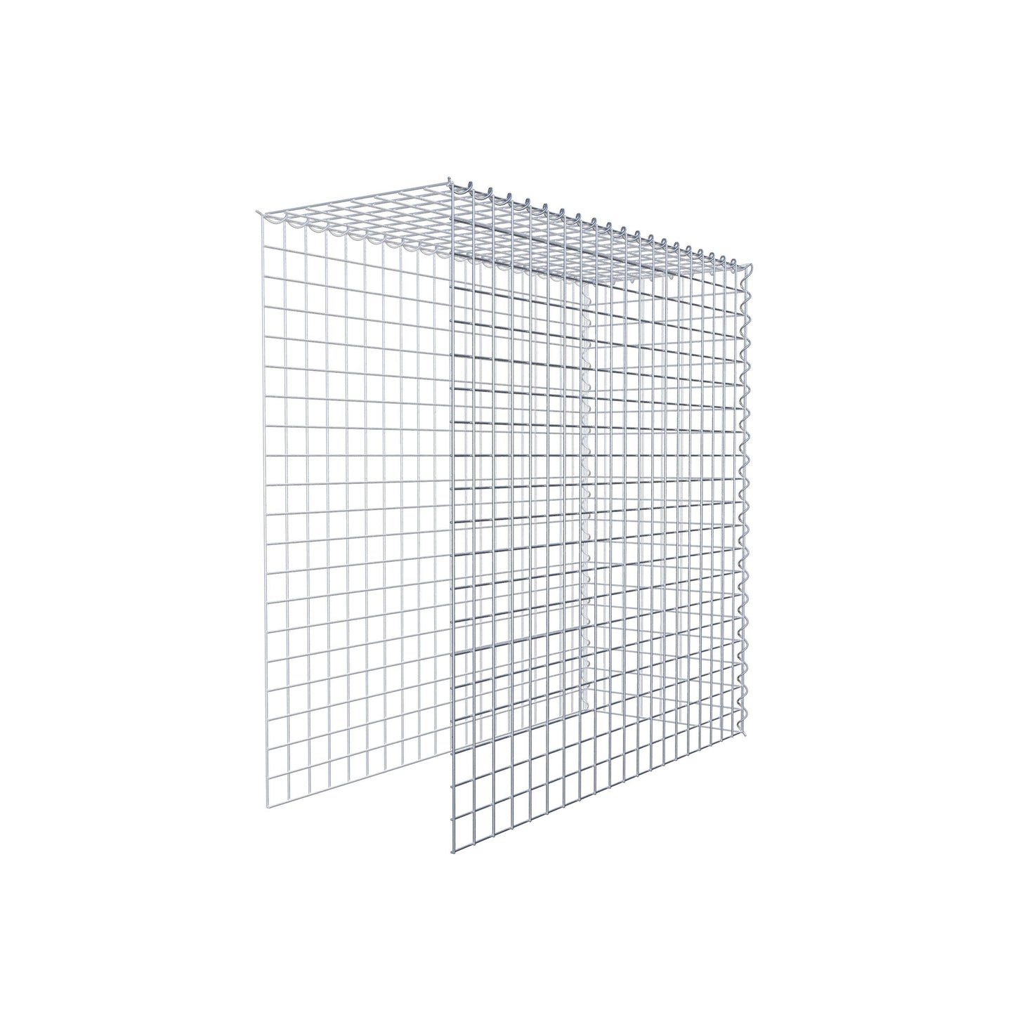 Gavión complementario tipo 4 100 cm x 100 cm x 40 cm (L x A x P), malla 5 cm x 5 cm, espiral