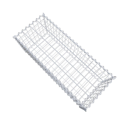 Gavión 100 cm x 40 cm x 40 cm (largo x alto x fondo), malla 5 cm x 10 cm, en espiral