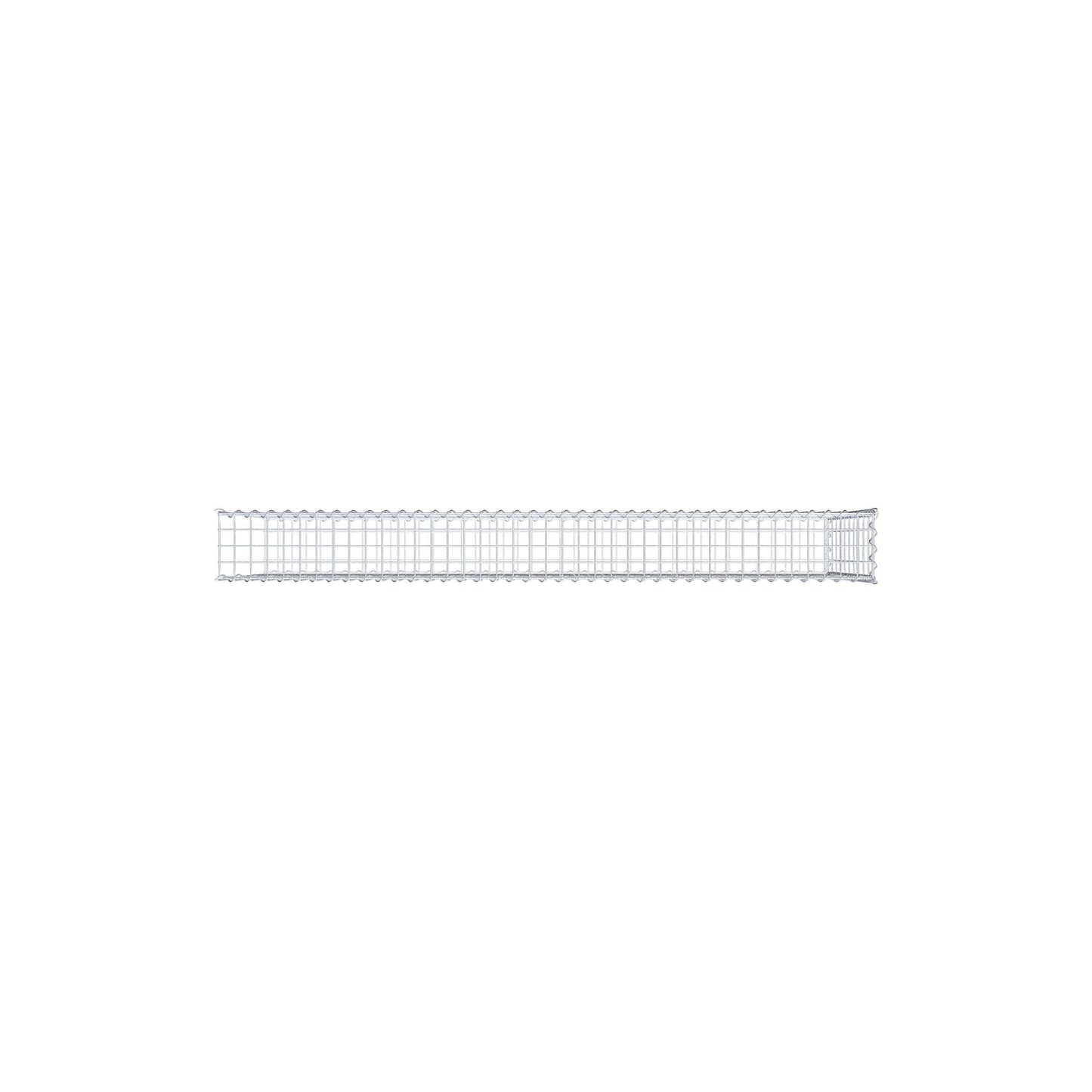 Gavión adicional tipo 2 200 cm x 100 cm x 20 cm (L x A x P), malla 5 cm x 10 cm, en espiral