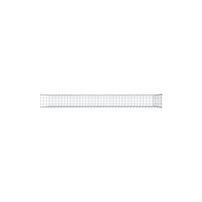 Gavión adicional tipo 2 200 cm x 100 cm x 20 cm (L x A x P), malla 5 cm x 10 cm, en espiral