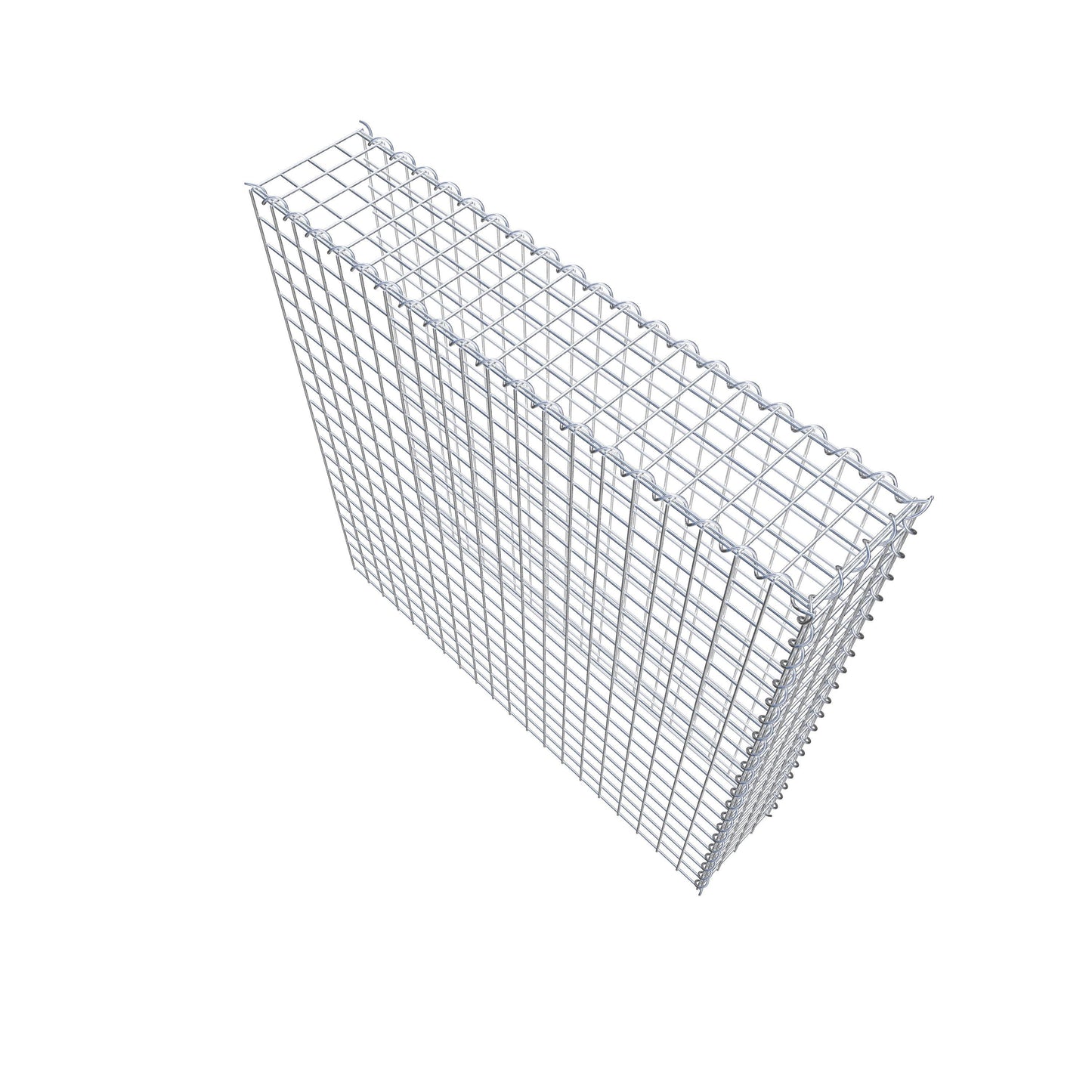 Gavión complementario tipo 4 100 cm x 100 cm x 20 cm (L x A x P), malla 5 cm x 5 cm, espiral