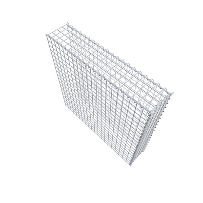 Gavión complementario tipo 4 100 cm x 100 cm x 20 cm (L x A x P), malla 5 cm x 5 cm, espiral