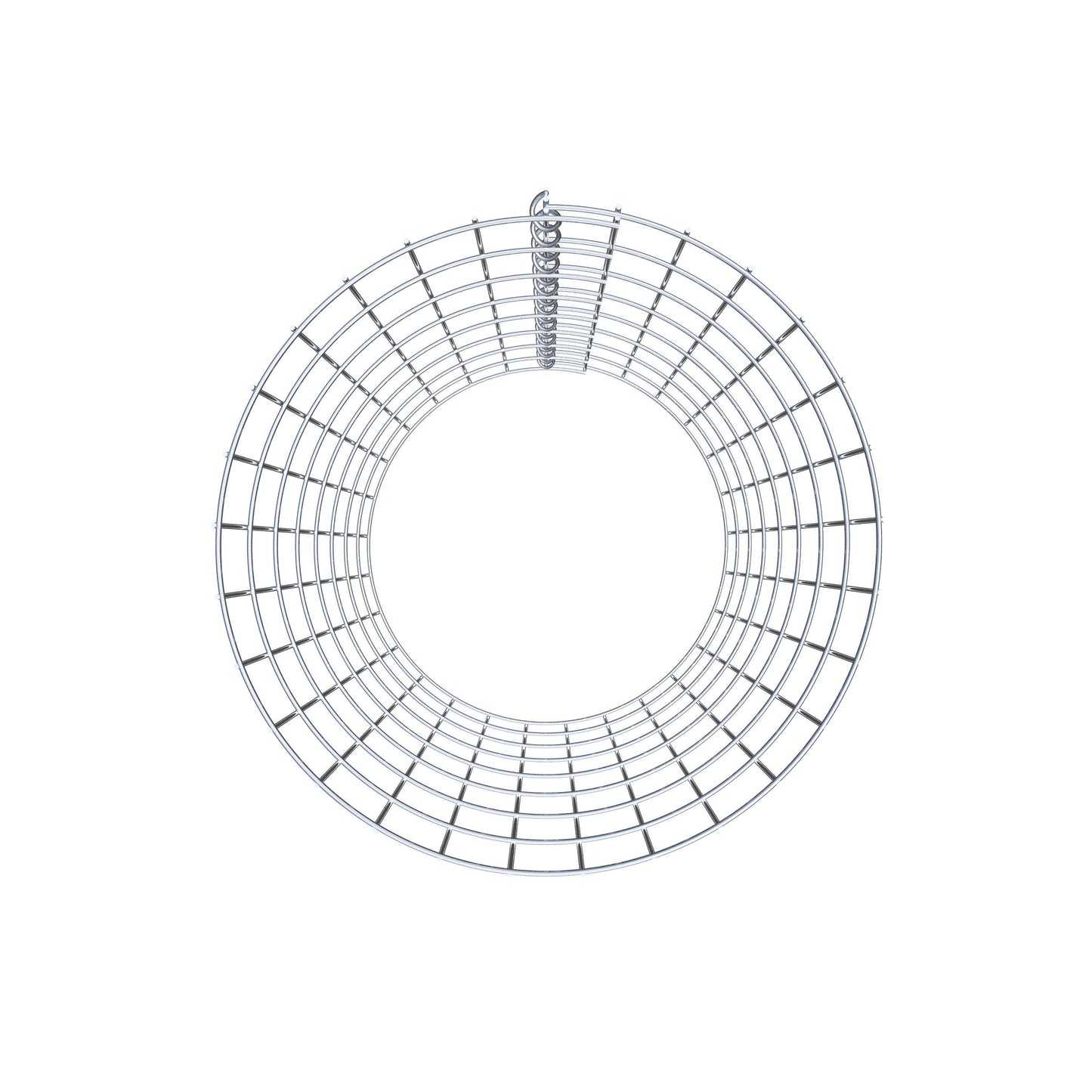 Colonne de gabion ronde 47 cm de diamètre, 80 cm de hauteur, mailles 5 cm x 10 cm