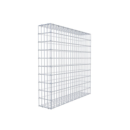 Gavión 100 cm x 100 cm x 20 cm (L x A x P), luz de malla 5 cm x 10 cm, anillo en C