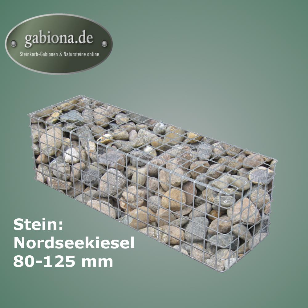 Thermisch verzinkte schanskorf 102 cm x 32 cm x 32 cm, maaswijdte 5 cm x 5 cm, volledig gelast