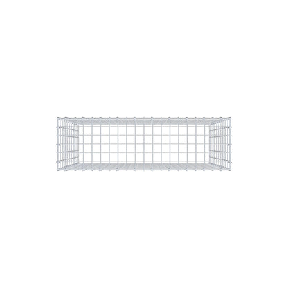 Gavión complementario de tipo 3 100 cm x 100 cm x 30 cm (L x A x P), malla 5 cm x 10 cm, anillo en C