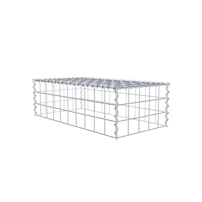 Add-on schanskorf type 3 100 cm x 30 cm x 50 cm (L x H x D), maaswijdte 10 cm x 10 cm, spiraal