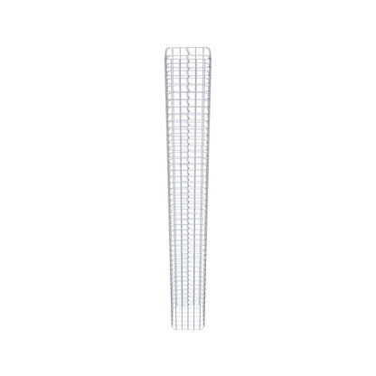 Columna de gaviones angular 27 cm x 27 cm, 230 cm de altura, MW 5 cm x 5 cm