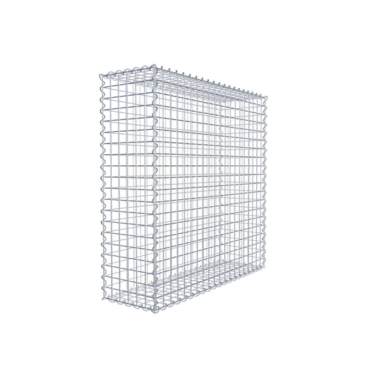 Gabione 100 cm x 100 cm x 30 cm (L x H x T), Maschenweite 5 cm x 5 cm, Spirale