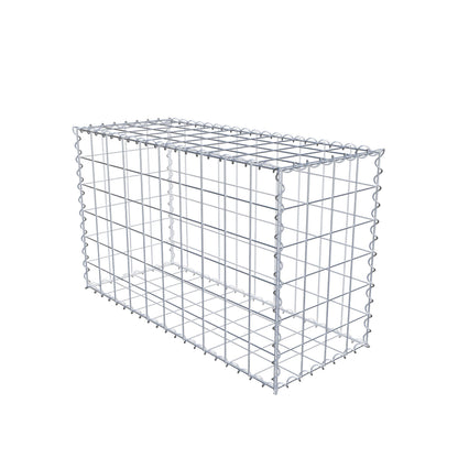 Gabion 100 cm x 60 cm x 40 cm (L x H x P), mailles 10 cm x 10 cm, spirale
