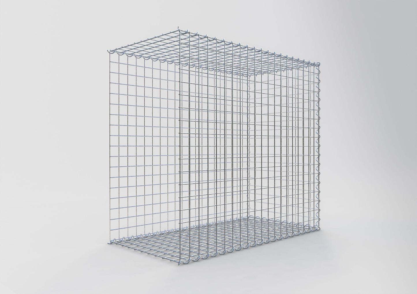 Gavión complementario tipo 2 100 cm x 90 cm x 50 cm (L x A x P), malla 5 cm x 5 cm, espiral