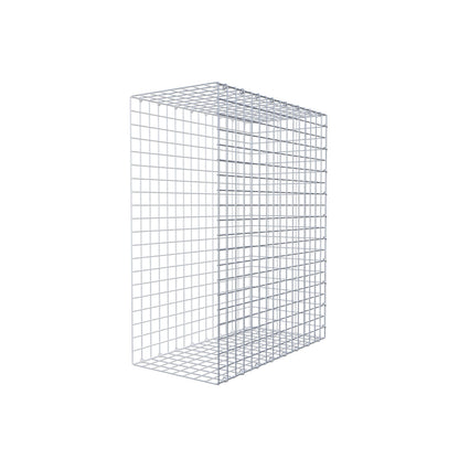 Monteret gabion type 2 100 cm x 80 cm x 40 cm (L x H x D), maskestørrelse 5 cm x 5 cm, C-ring