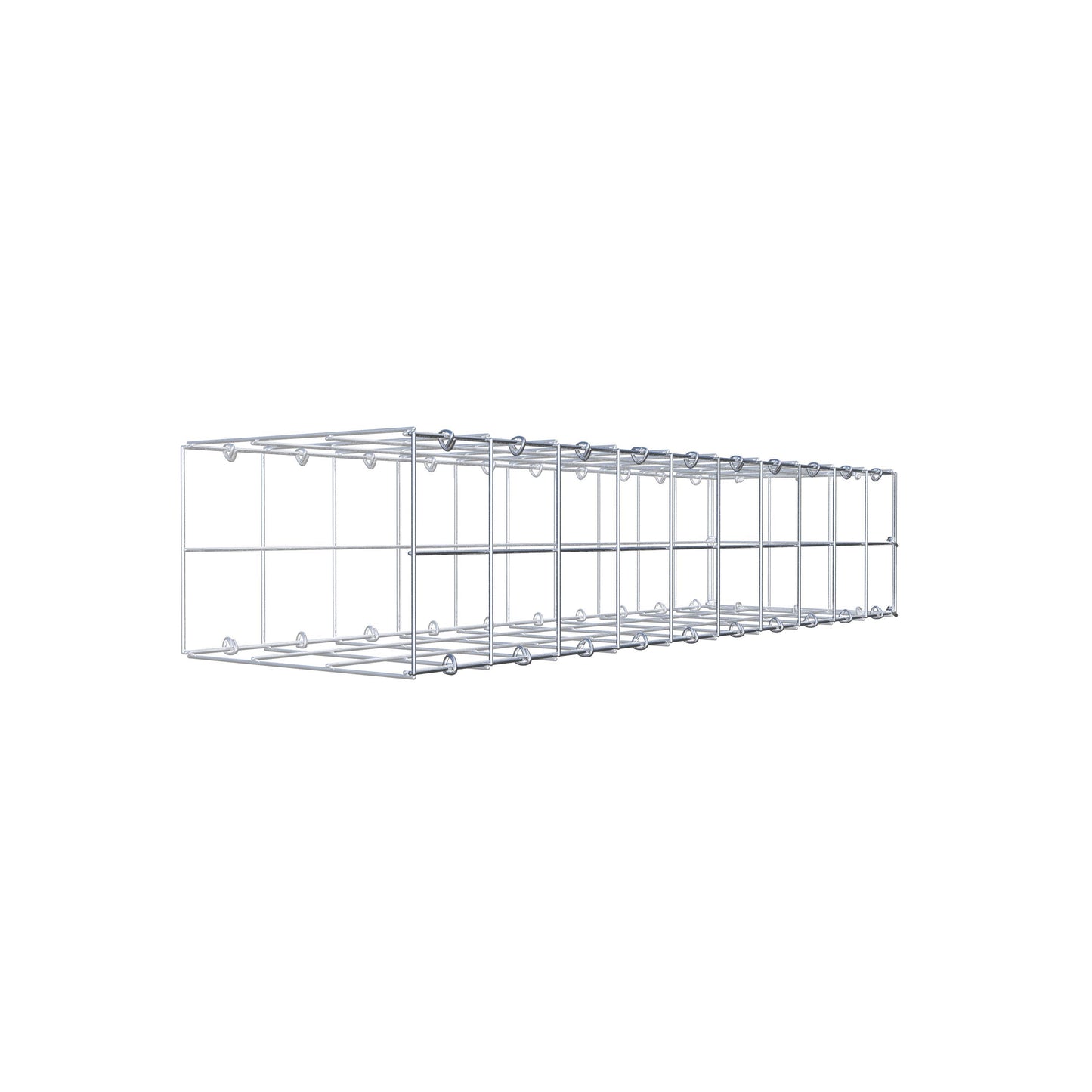 Gabião Tipo 2 100 cm x 20 cm x 30 cm (C x A x P), malhagem 10 cm x 10 cm, anel C