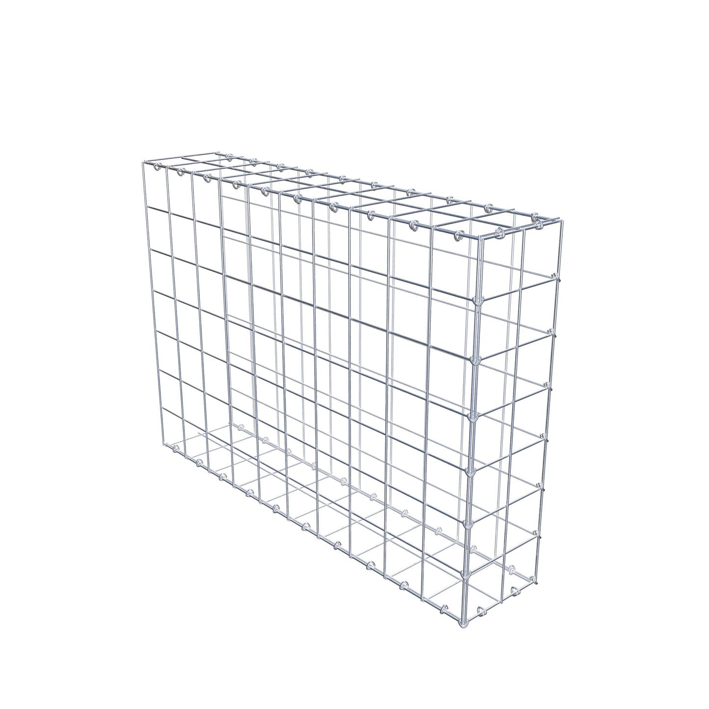 Gabião Tipo 2 100 cm x 70 cm x 20 cm (C x A x P), malhagem 10 cm x 10 cm, anel C
