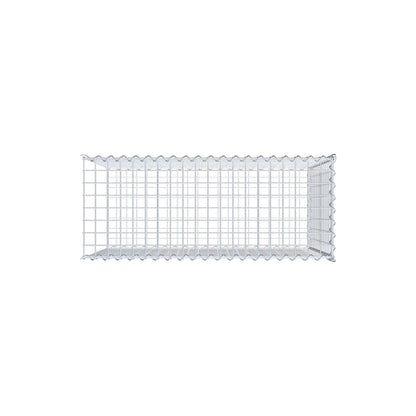 Gavión complementario tipo 2 100 cm x 70 cm x 40 cm (L x A x P), malla 5 cm x 5 cm, espiral