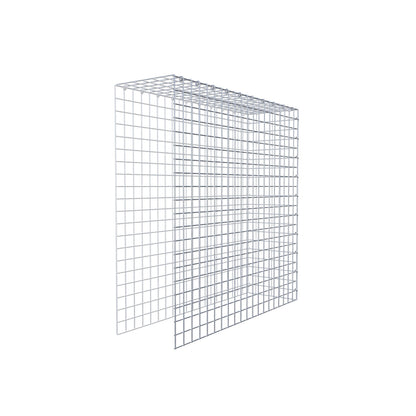 Mounted gabion type 4 100 cm x 100 cm x 30 cm (L x H x D), mesh size 5 cm x 5 cm, C-ring