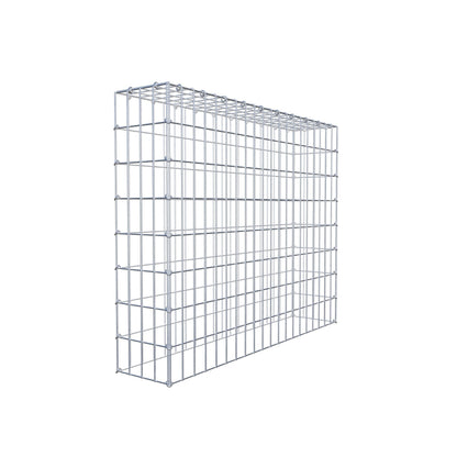 Gavión complementario de tipo 3 100 cm x 80 cm x 20 cm (largo x alto x fondo), malla 5 cm x 10 cm, anillo en C