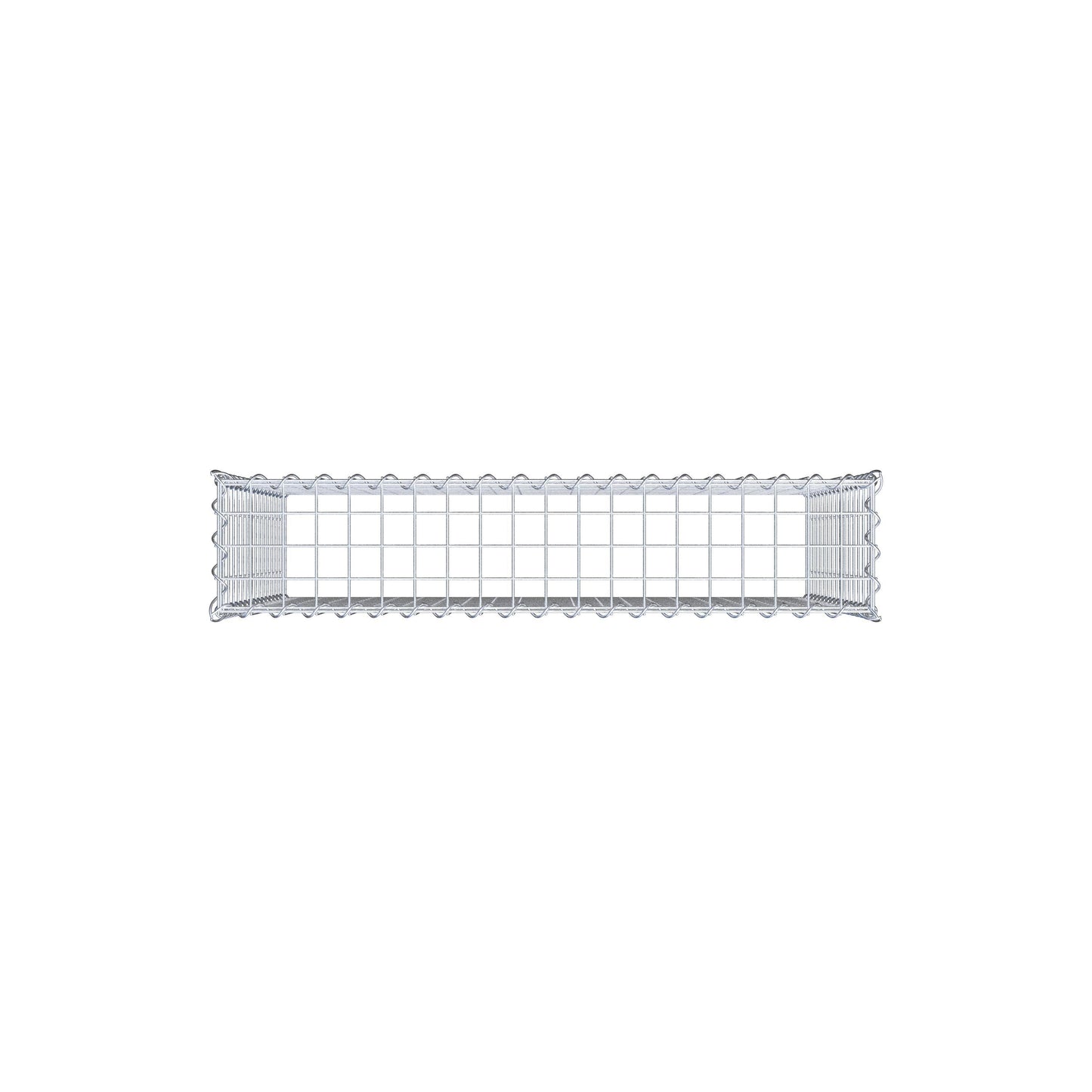 Gabbione aggiuntivo tipo 3 100 cm x 80 cm x 20 cm (L x H x P), dimensione maglia 5 cm x 5 cm, a spirale