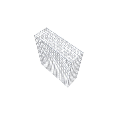 Gavión complementario de tipo 3 100 cm x 90 cm x 30 cm (L x A x P), malla 5 cm x 5 cm, anillo en C