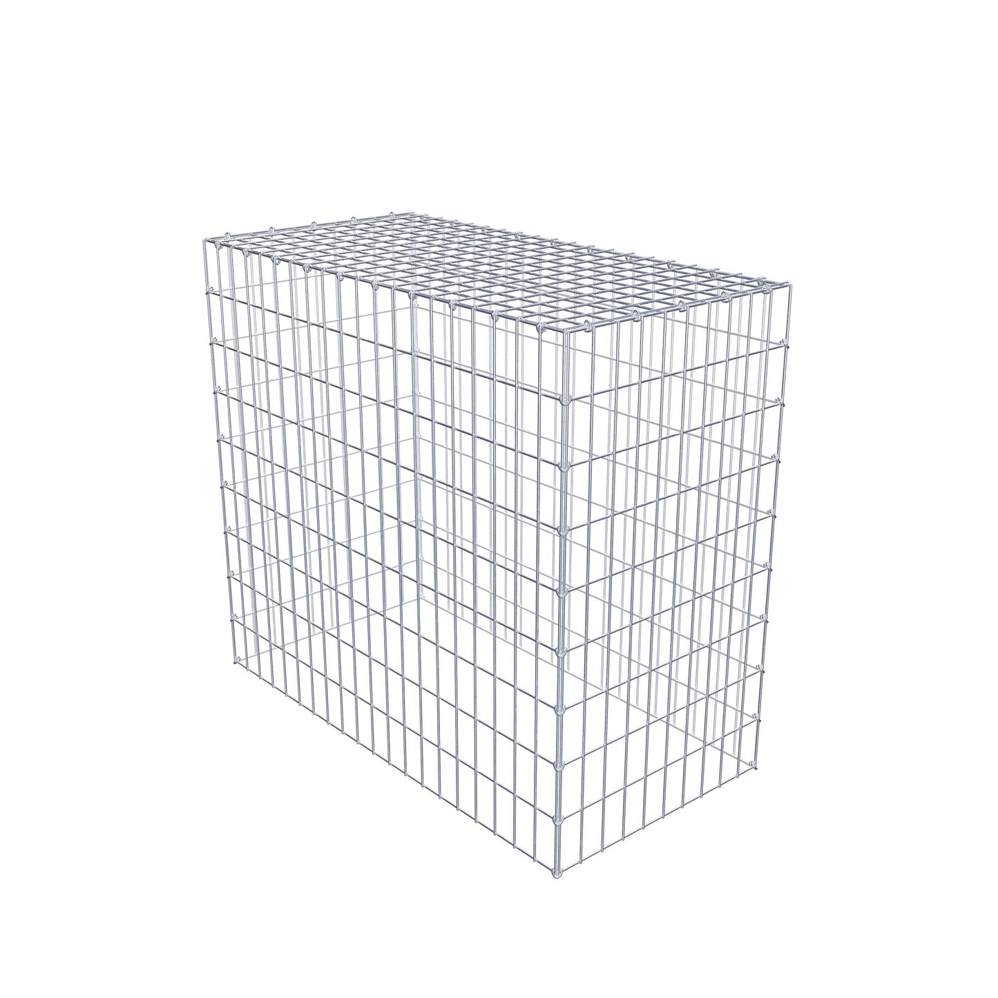 Gavión complementario de tipo 3 100 cm x 90 cm x 50 cm (L x A x P), malla 5 cm x 10 cm, anillo en C