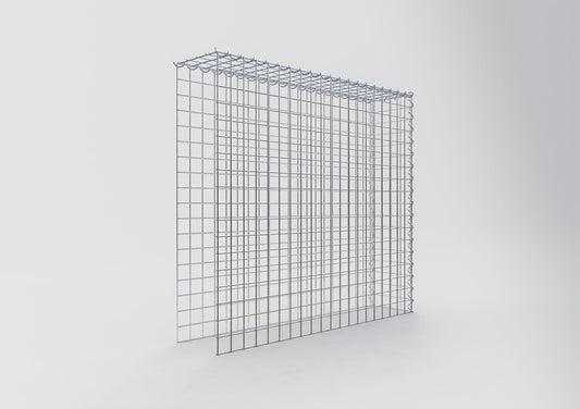 Gavión complementario tipo 4 100 cm x 90 cm x 20 cm (L x A x P), malla 5 cm x 5 cm, espiral