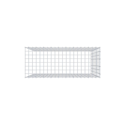 Gabião Tipo 4 100 cm x 100 cm x 40 cm (C x A x P), malhagem 5 cm x 10 cm, anel C