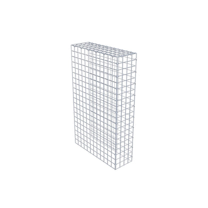 Gabião Tipo 4 100 cm x 60 cm x 20 cm (C x A x P), malhagem 5 cm x 5 cm, anel C