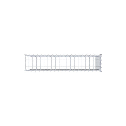 Grown-on gabion type 4 100 cm x 50 cm x 20 cm (L x H x D), mesh size 5 cm x 5 cm, spiral