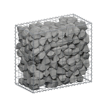 Gabion 100 cm x 90 cm x 50 cm (L x H x D), maskstorlek 10 cm x 10 cm, spiral