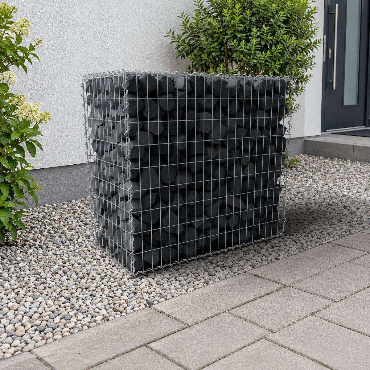 Gabbione 100 cm x 90 cm x 50 cm (L x H x P), maglia 5 cm x 10 cm, spirale