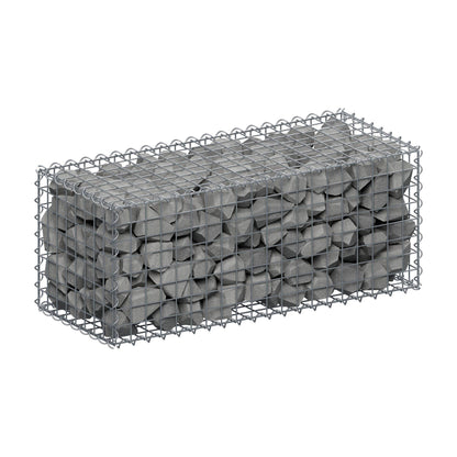 Gabion 100 cm x 40 cm x 40 cm (L x H x D), maskestørrelse 5 cm x 5 cm, spiral