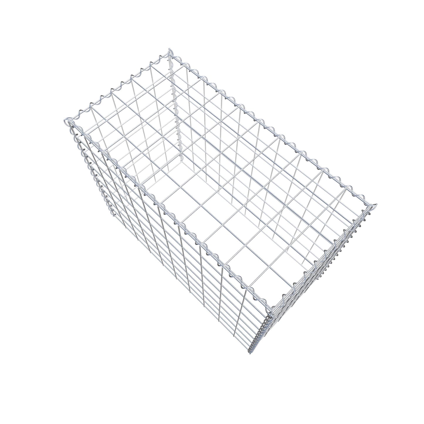 Gavión complementario tipo 3 100 cm x 80 cm x 50 cm (L x A x P), malla 10 cm x 10 cm, espiral