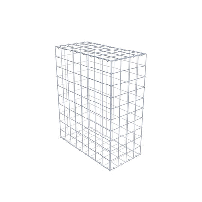 Gabion 100 cm x 80 cm x 40 cm (L x H x D), mesh size 10 cm x 10 cm, C-ring