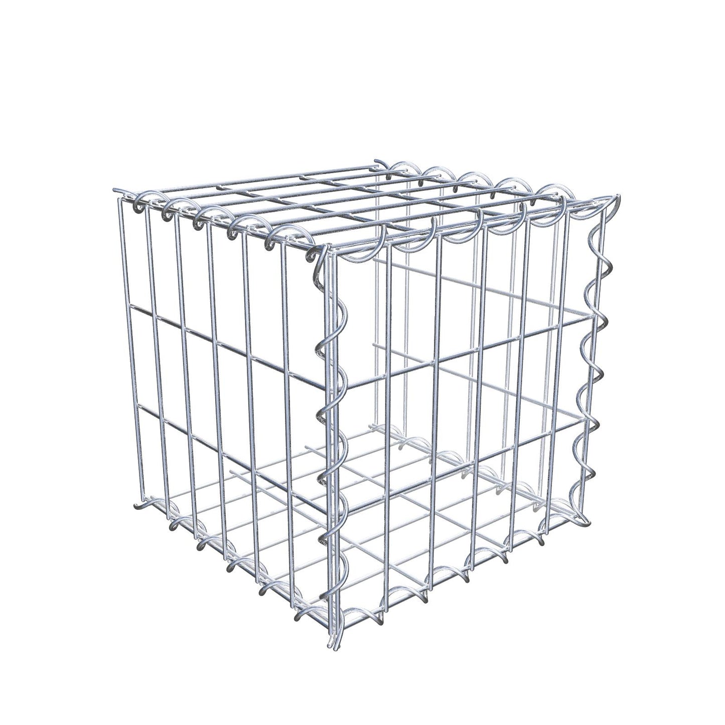 Gavión adicional tipo 2 30 cm x 30 cm x 30 cm (L x A x P), malla 5 cm x 10 cm, en espiral