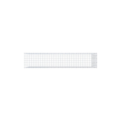 Anbaugabione Typ 4 200 cm x 100 cm x 40 cm (L x H x T), Maschenweite 5 cm x 10 cm, C-Ring