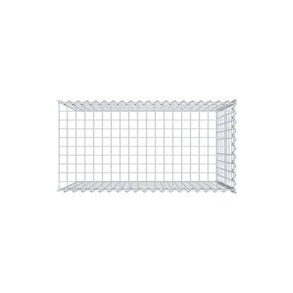Extra gabion typ 4 100 cm x 80 cm x 50 cm (L x H x D), maskstorlek 5 cm x 10 cm, spiral