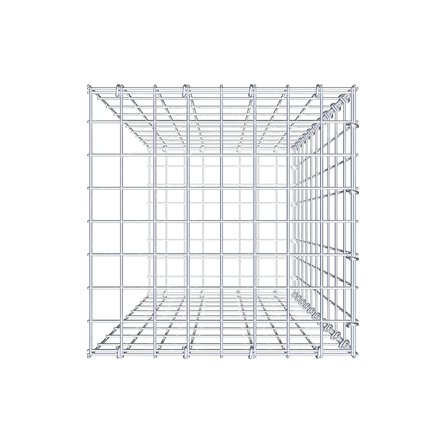 Pila adicional tipo 2 100 cm x 40 cm x 40 cm, malla 5 cm x 10 cm, anillo en C