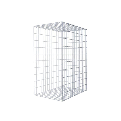 Monteret gabion type 2 100 cm x 70 cm x 50 cm, maskestørrelse 5 cm x 10 cm, C-ring