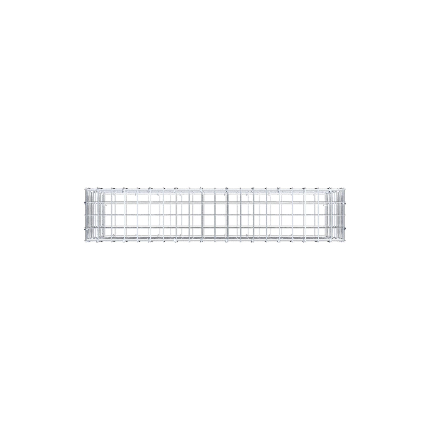 Gabbione 100 cm x 50 cm x 20 cm (L x H x P), maglia 5 cm x 5 cm, anello a C