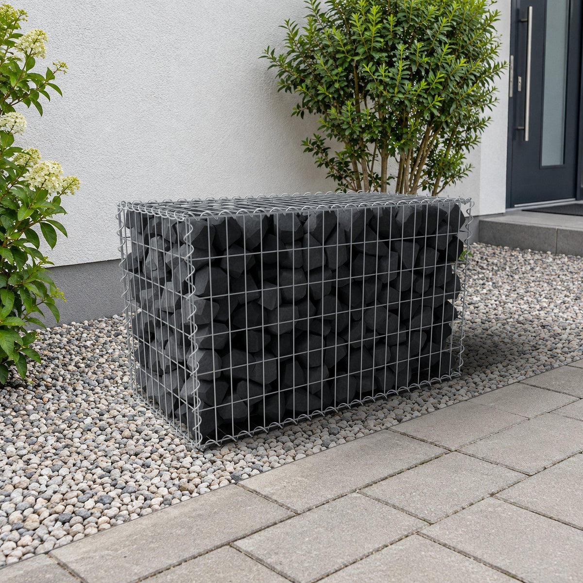 Gabion 100 cm x 60 cm x 50 cm (L x H x P), mailles 5 cm x 10 cm, spirale