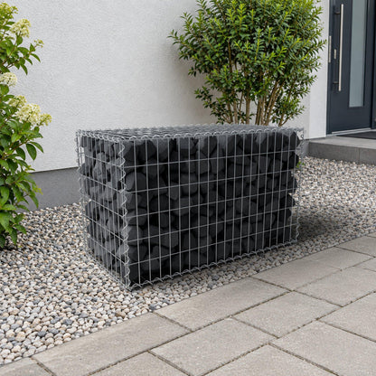 Gabion 100 cm x 60 cm x 50 cm (L x H x P), mailles 5 cm x 10 cm, spirale