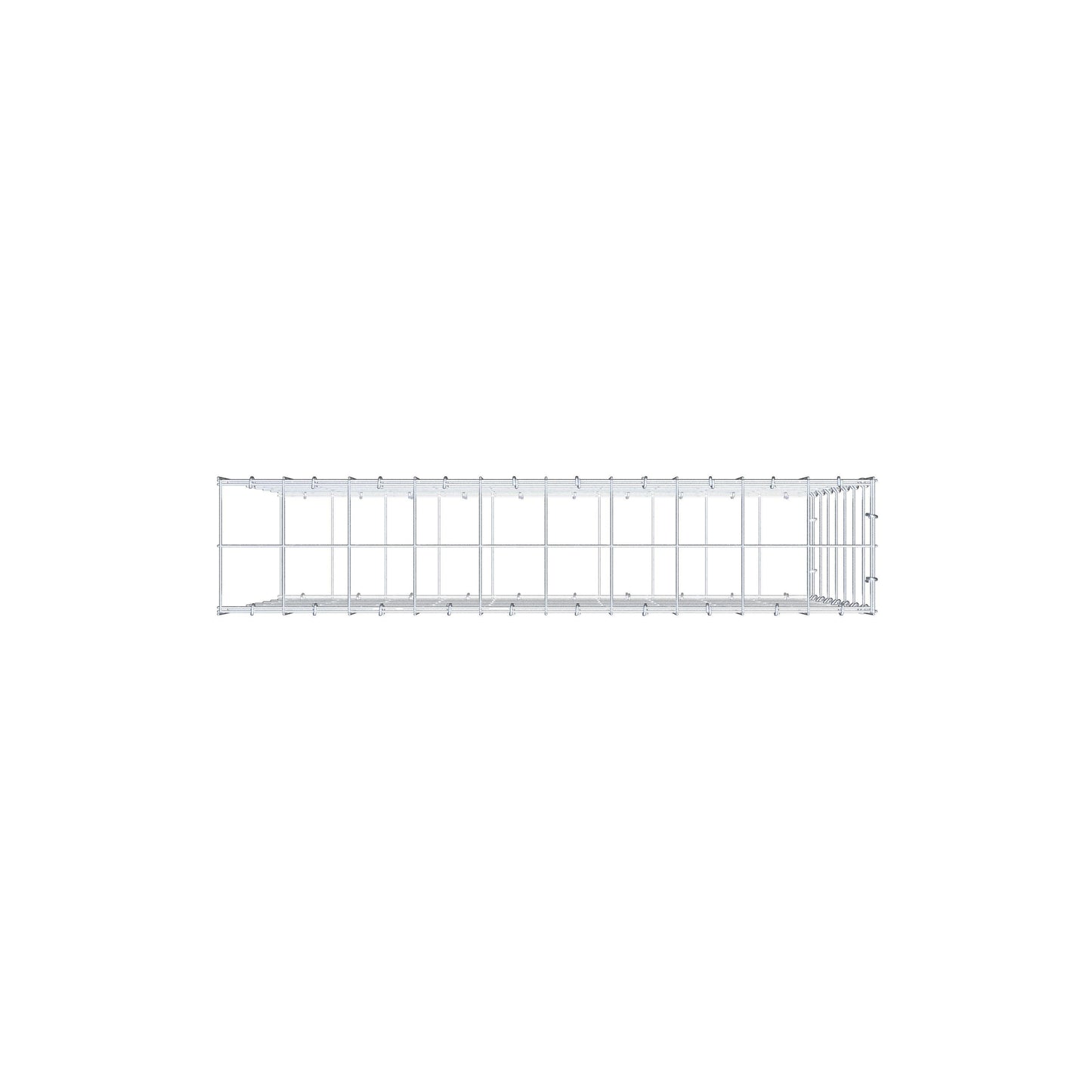 Gabião Tipo 2 100 cm x 70 cm x 20 cm (C x A x P), malhagem 10 cm x 10 cm, anel C