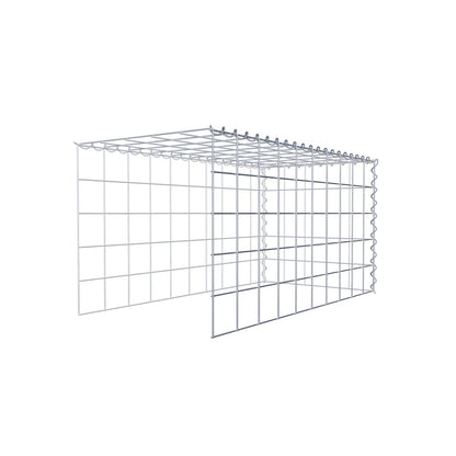 Anbaugabione Typ 4 100 cm x 50 cm x 50 cm (L x H x T), Maschenweite 10 cm x 10 cm, Spirale