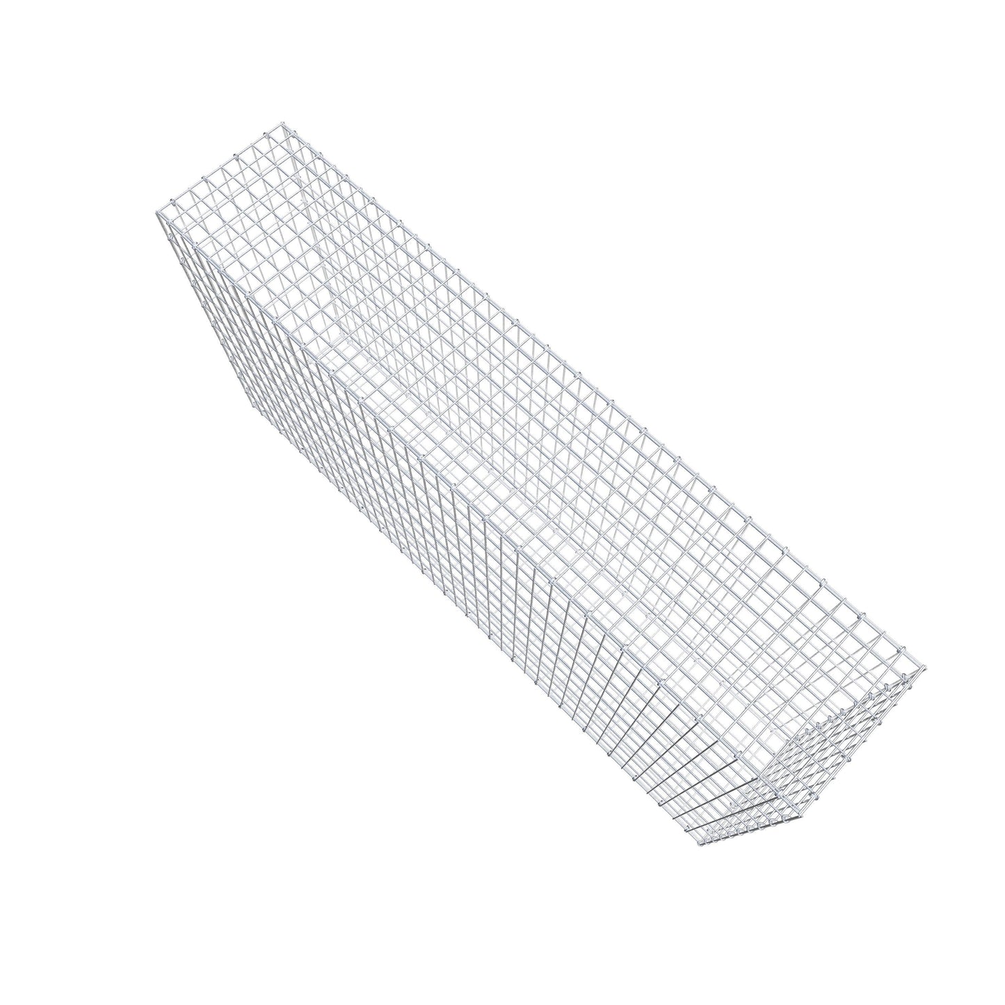Schanskorf 200 cm x 100 cm x 40 cm (L x H x D), maaswijdte 5 cm x 10 cm, C-ring