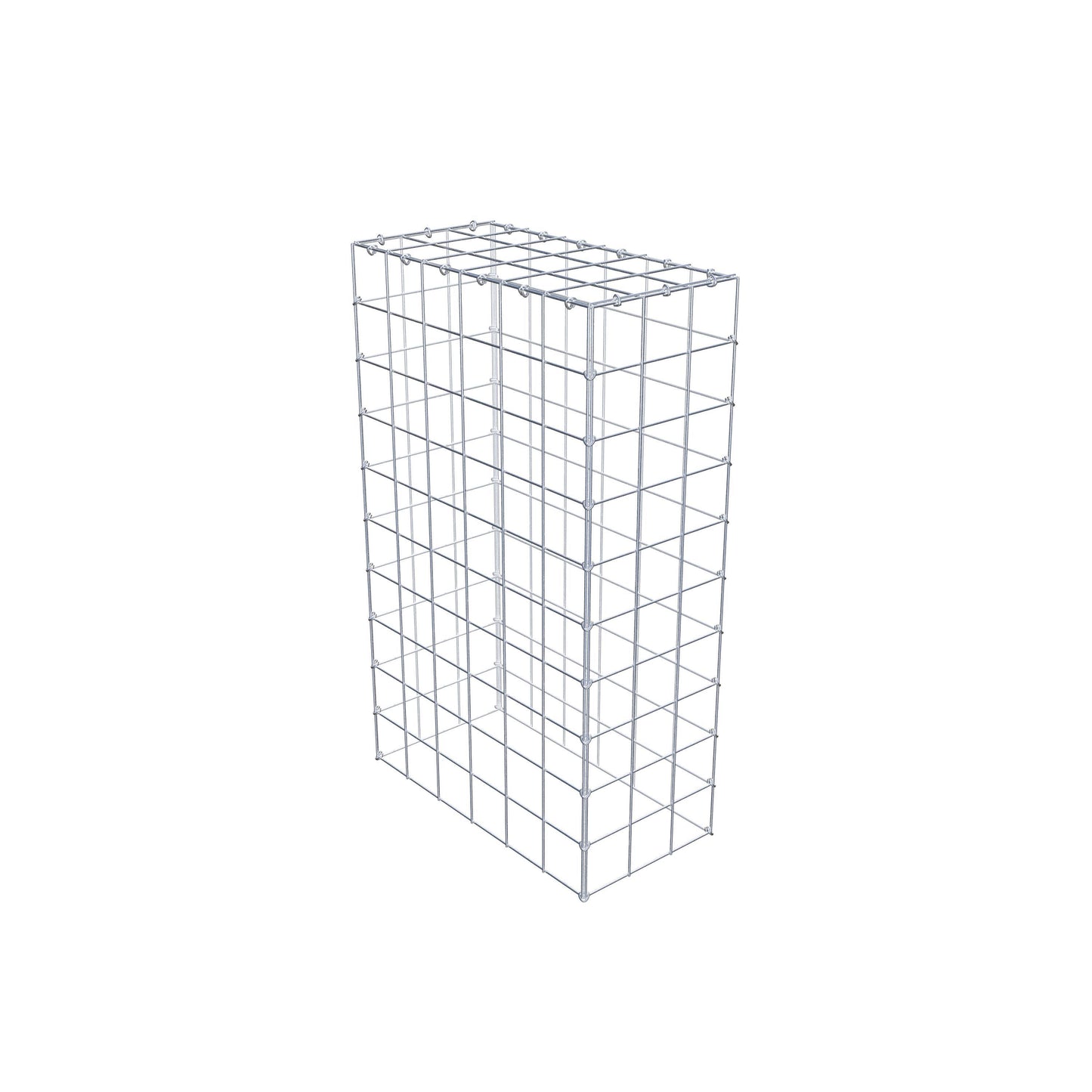 Anbaugabione Typ 3 100 cm x 60 cm x 30 cm (L x H x T), Maschenweite 10 cm x 10 cm, C-Ring