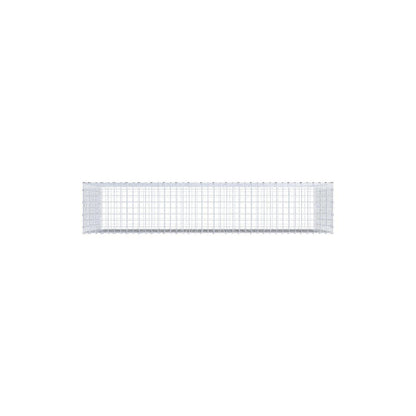 Gabion 200 cm x 100 cm x 40 cm (L x H x D), maskestørrelse 5 x 5 cm, spiralring