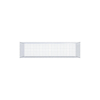 Gabion 200 cm x 100 cm x 50 cm (L x H x D), maskstorlek 5 cm x 5 cm, spiral