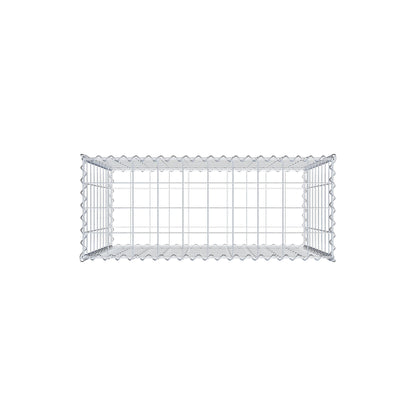 Gabion 100 cm x 90 cm x 40 cm (L x H x P), mailles 10 cm x 10 cm, spirale