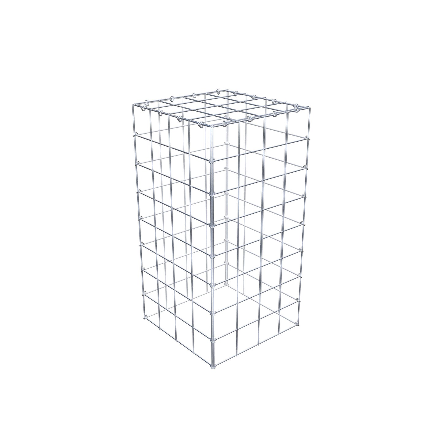 Anbaugabione Typ 3 80 cm x 40 cm x 40 cm (L x H x T), Maschenweite 10 cm x 10 cm, C-Ring