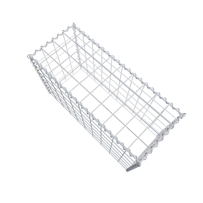 Gabbione aggiuntivo tipo 3 100 cm x 60 cm x 40 cm (L x H x P), maglia 10 cm x 10 cm, spirale